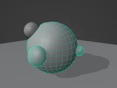 Purple plushie Free 3D model