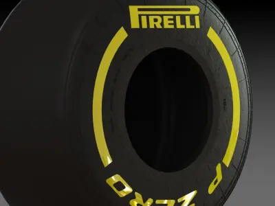 F1 PIRELLI P ZERO TIRE  3D model