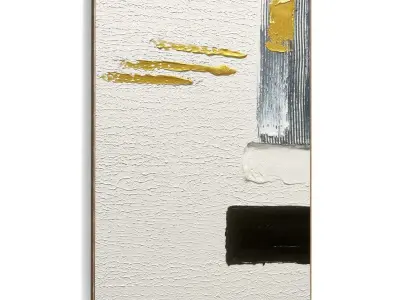 Plaster Two Photo Frame 507 Low-poly 3D model