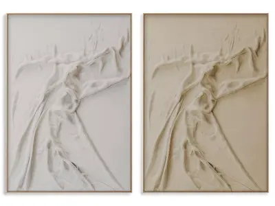 Abstract Painting Frame set 3D model 237