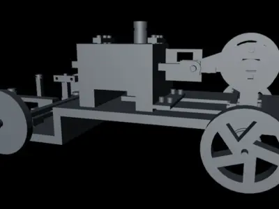 Steamcar Free 3D print model
