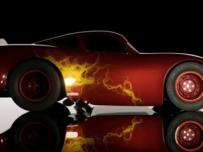 Lightning McQueen 3D model