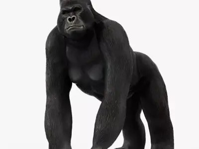 Figurine Gorilla 3D model