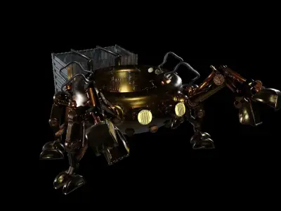 Steampunk Walker 3D model