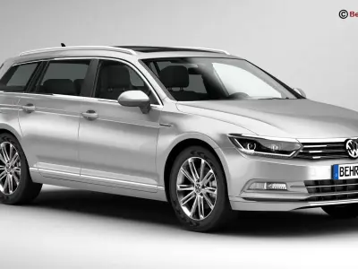 Volkswagen Passat Variant 2015 3D model