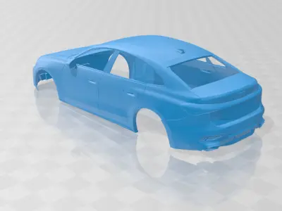 Audi A5 2025 - Body Car STL Model 3D print model