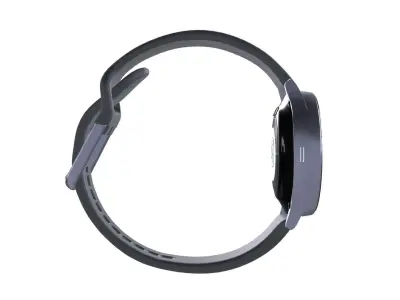 Samsung Galaxy Watch Active 2 - Aluminium Aqua Black Low-poly 3D model