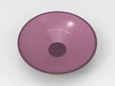 Muh Bowl Low-poly 3D model
