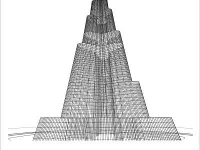 Burj Khalifa Revit  3D model