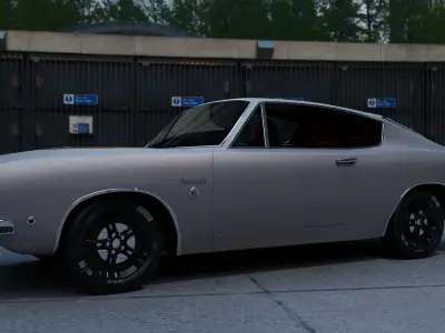 Plymouth barracuda 1968 Low-poly 3D model