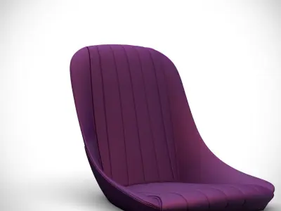 Seat v5 Low-poly 3D model