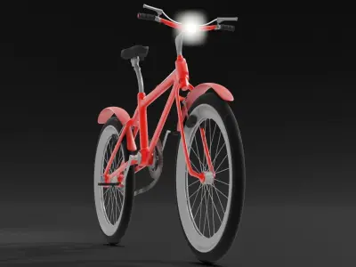 Traditional Bicycle 3D model