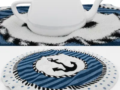 Rugs No 447 Low-poly 3D model