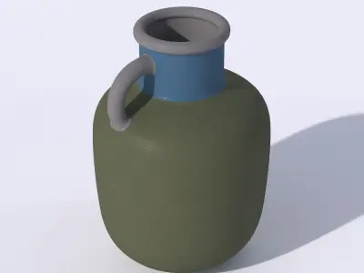 Ypperlig Green Vase 3D model