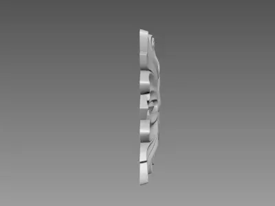 Decor square 01 3D model