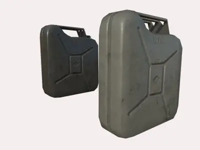 Jerry Can Low poly Free low-poly 3D model