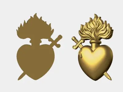 Heart 02 3D print model