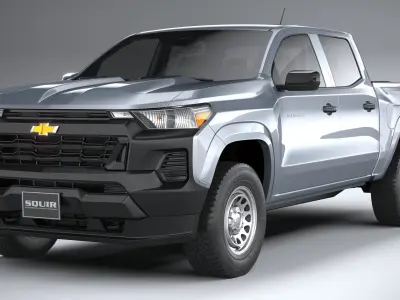 Chevrolet Colorado WT CG 2023 3D model