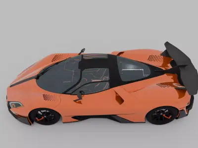 SSC Tuatara Striker 3D model