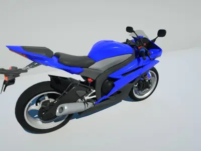 Yamaha R6 3D model