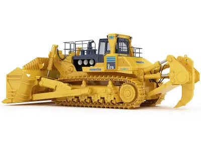 Super dozer Komatsu d575 3D model