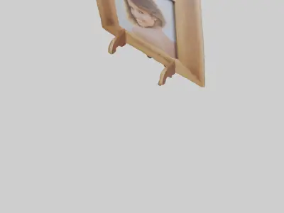 Personalized photo frame model Low-poly 3D model