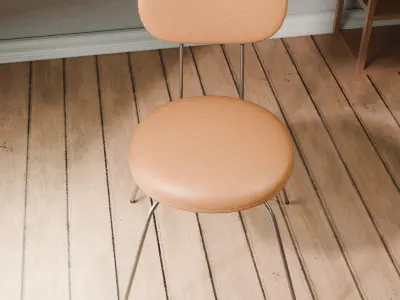 Archviz Single Seat 2 Basic Scene and Lighting 3D model