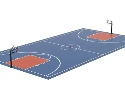 Basketball Court 3D model