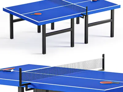 Ping Pong Tennis Table 3D model