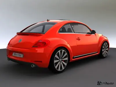 Volkswagen Beetle 2012 3D model