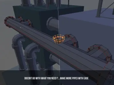 Pipe Pack V1 Low-poly 3D model
