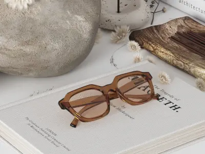 Decorative set 01 3D model