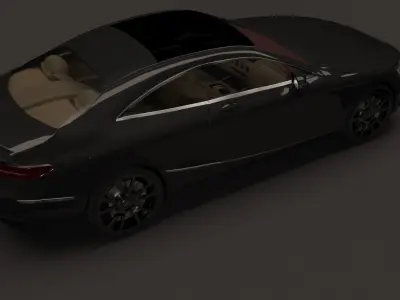 Mercedes-Benz S Class Coupe 3d car model 3D model