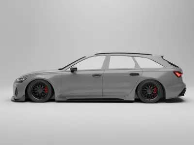 Audi rs6 avant 3D model