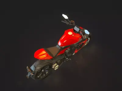 Base model  Ducati Diavel V4 2023 3D model