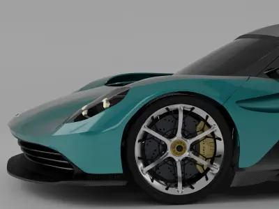Aston Martin Valhalla 3D model