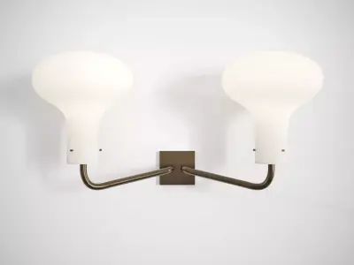 Galleria Two Light by Ignazio Gardella for Tato 3D model