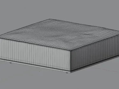 Escape Sofa - Puff by Artefacto Free 3D model