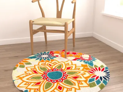 Rugs No 141 Low-poly 3D model