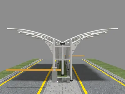 Membrane Canopy 1 3D model