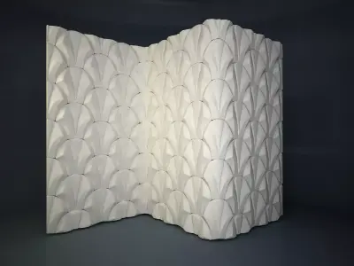 03 VIGELAND WALL PATTERN Low-poly 3D model