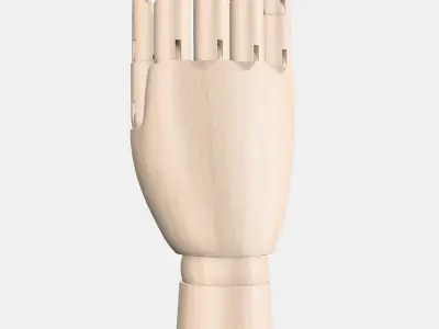 HANDSKALAD Decoration hand Low-poly 3D model