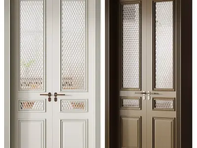 Classic interior door 28 3D model