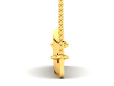 Solitaire Women Pendants 3dm STL OBJ FBX Render Details 3D print model shop