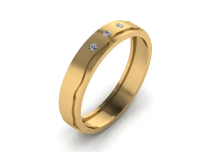 Jewelry Ring  3D print model 4