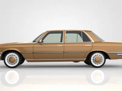 Mercedes Benz 350 SE W116 3D model