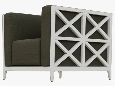 JANUS AZIMUTH CROSS CLUB CHAIR 3D model