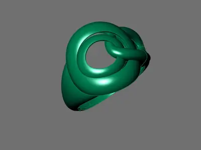 Plain Ring Women Ready STL 3DM Models Womens Rings 3D models 3D print model 9