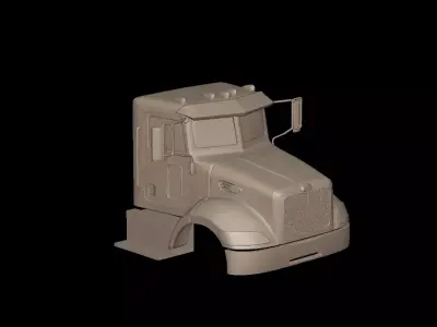 peterbilt 335 2005 truck 3d print model 3D print model