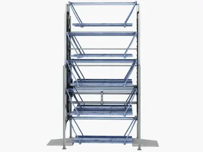 Rotary Car Parking System 3D model